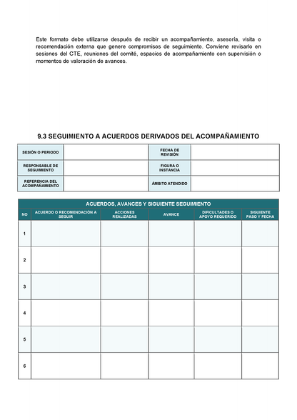 BITÁCORA PARA LA ORGANIZACIÓN Y SEGUIMIENTO DEL CONSEJO TÉCNICO ESCOLAR editable en Word
