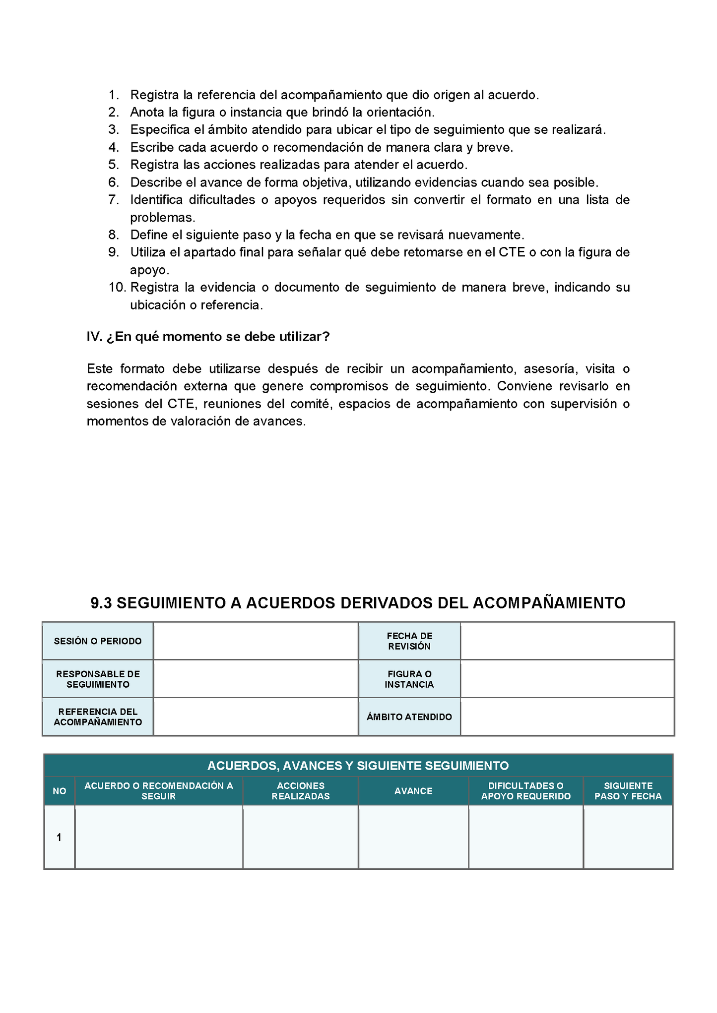 BITÁCORA PARA LA ORGANIZACIÓN Y SEGUIMIENTO DEL CONSEJO TÉCNICO ESCOLAR Editable en Word