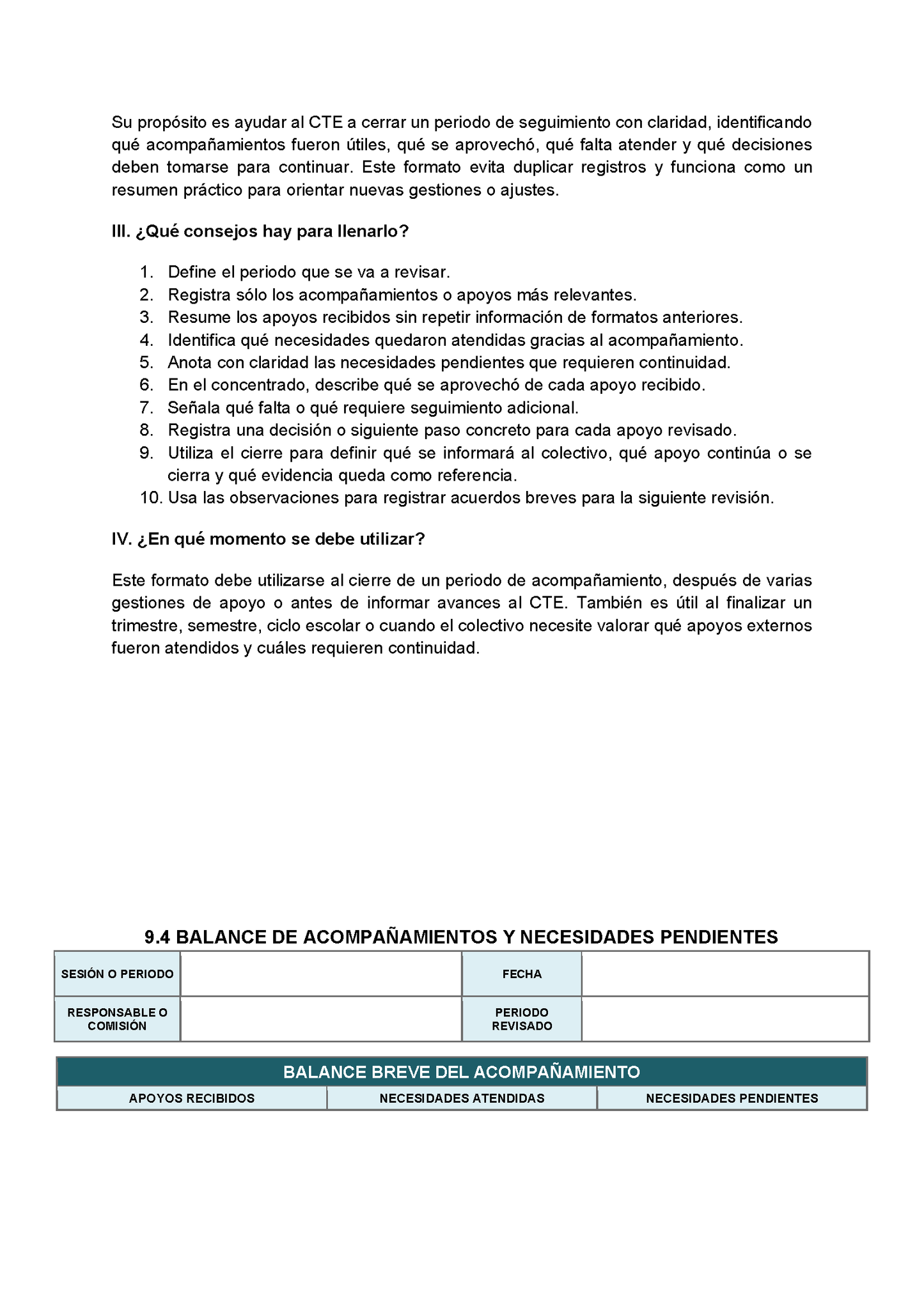 BITÁCORA PARA LA ORGANIZACIÓN Y SEGUIMIENTO DEL CONSEJO TÉCNICO ESCOLAR Editable en Word