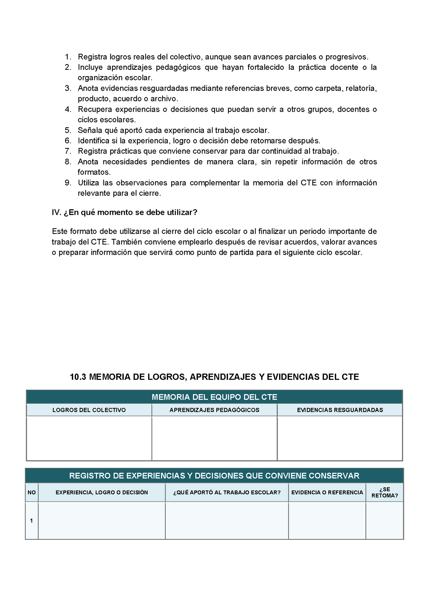 BITÁCORA PARA LA ORGANIZACIÓN Y SEGUIMIENTO DEL CONSEJO TÉCNICO ESCOLAR editable en Word