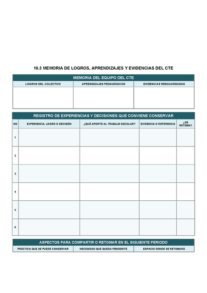 BITÁCORA PARA LA ORGANIZACIÓN Y SEGUIMIENTO DEL CONSEJO TÉCNICO ESCOLAR Editable en Word