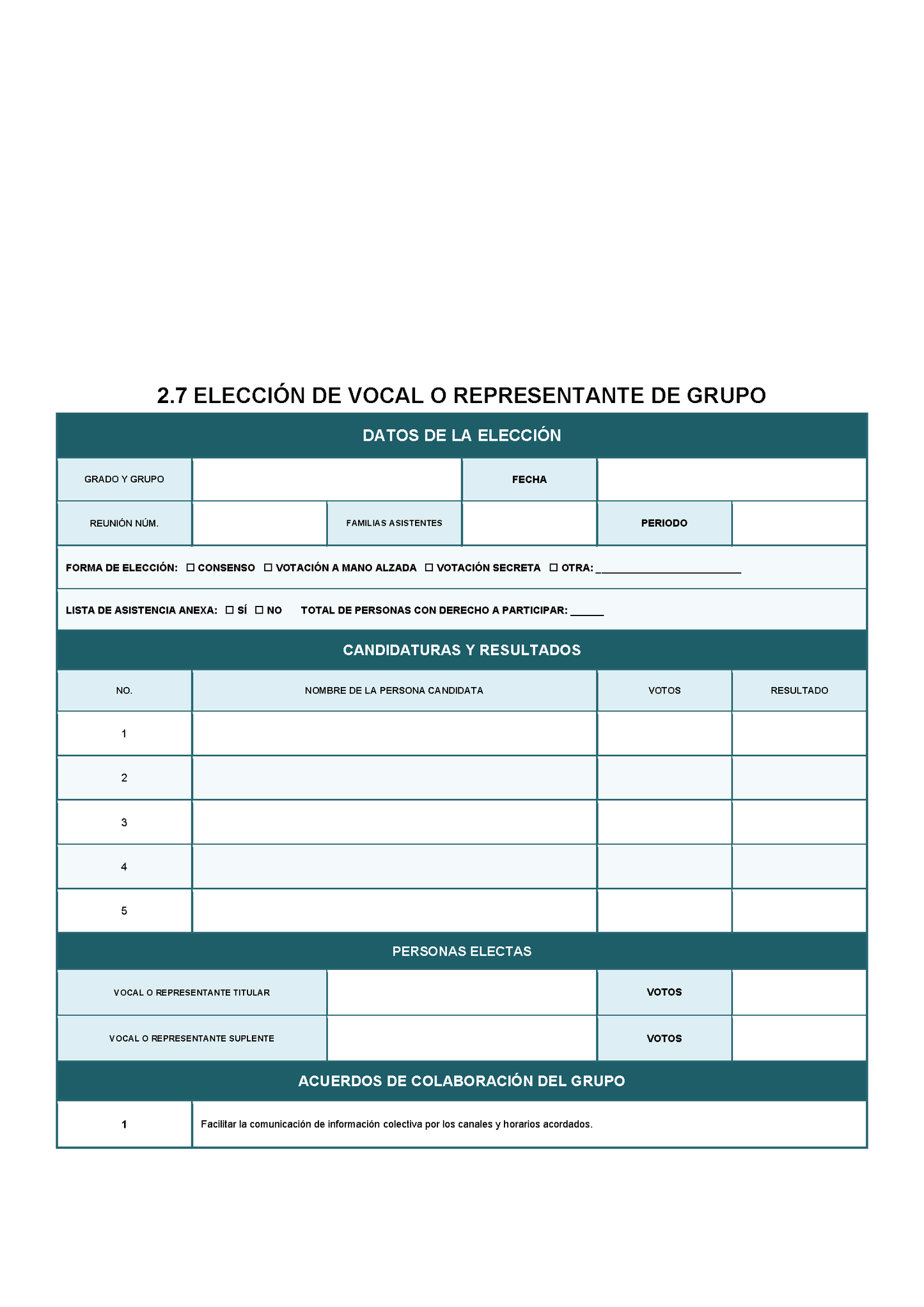 BITÁCORA PARA LA ORGANIZACIÓN Y SEGUIMIENTO PARA LA ATENCIÓN A MADRES Y PADRES DE FAMILIA Editable en Word