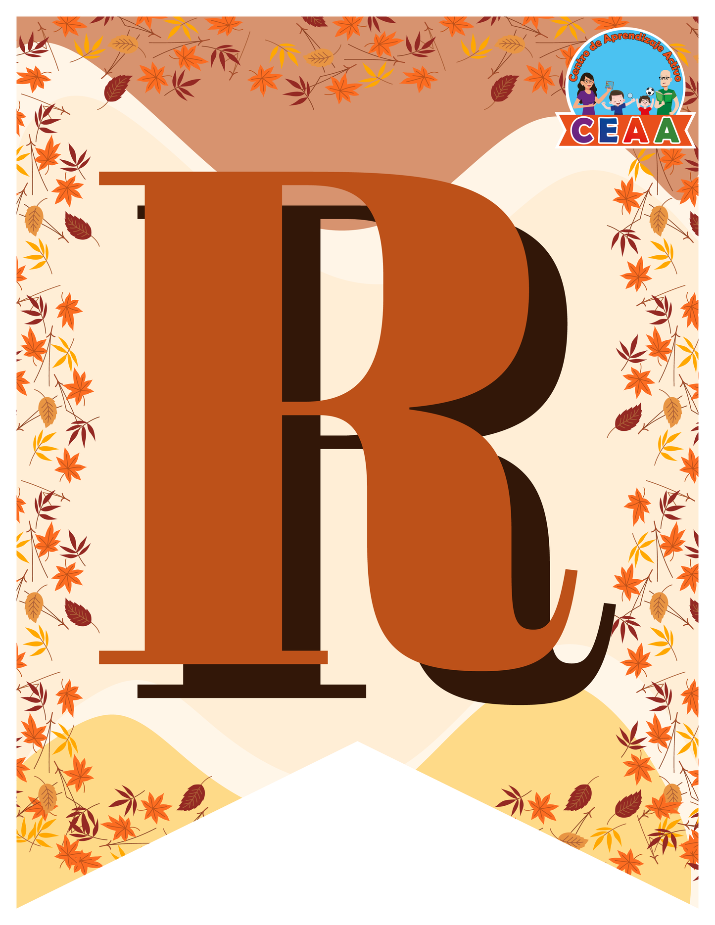 Banderín Octubre Versión 1 en PDF