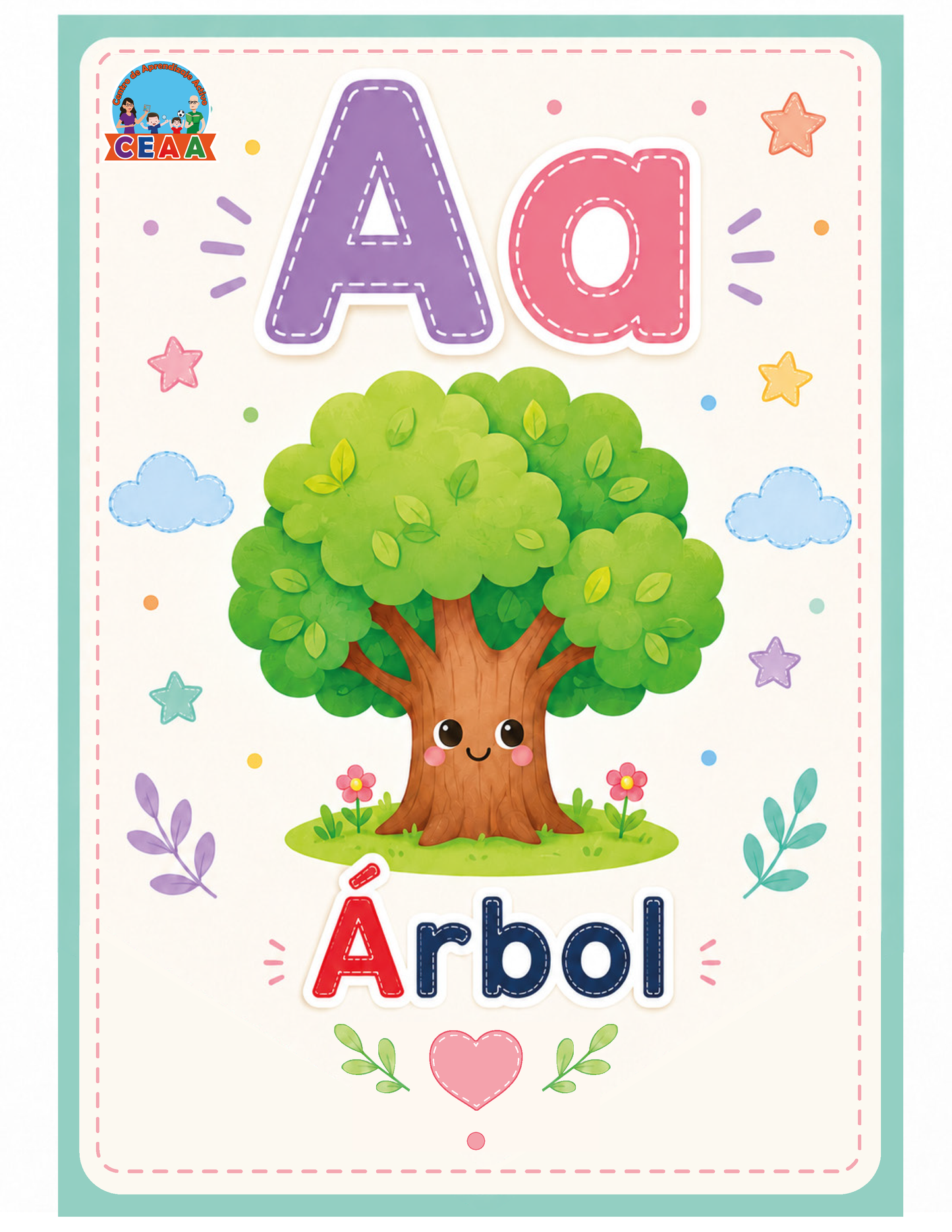 Banderín Abecedario en PDF
