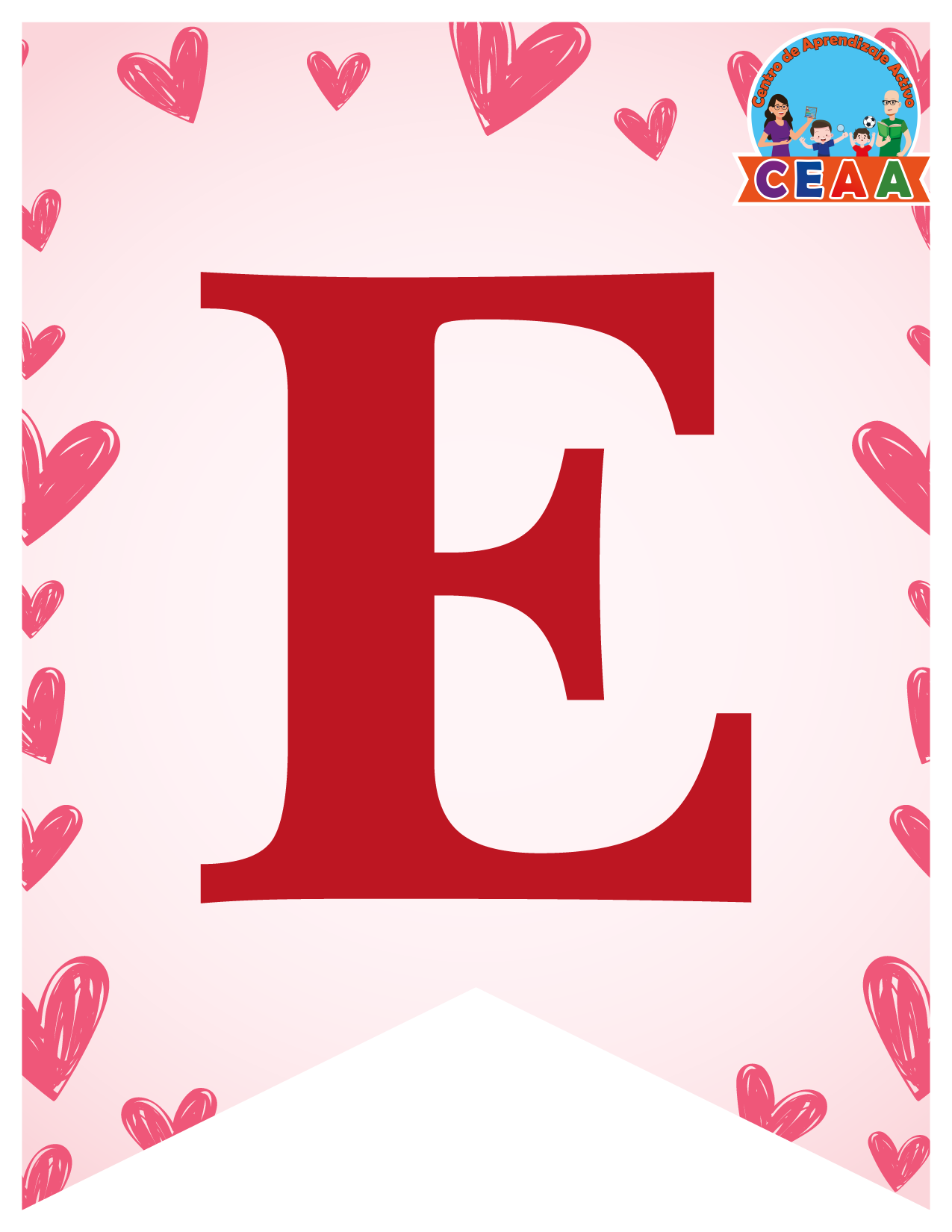 Banderín Mes de Febrero (2 Versiones) en PDF