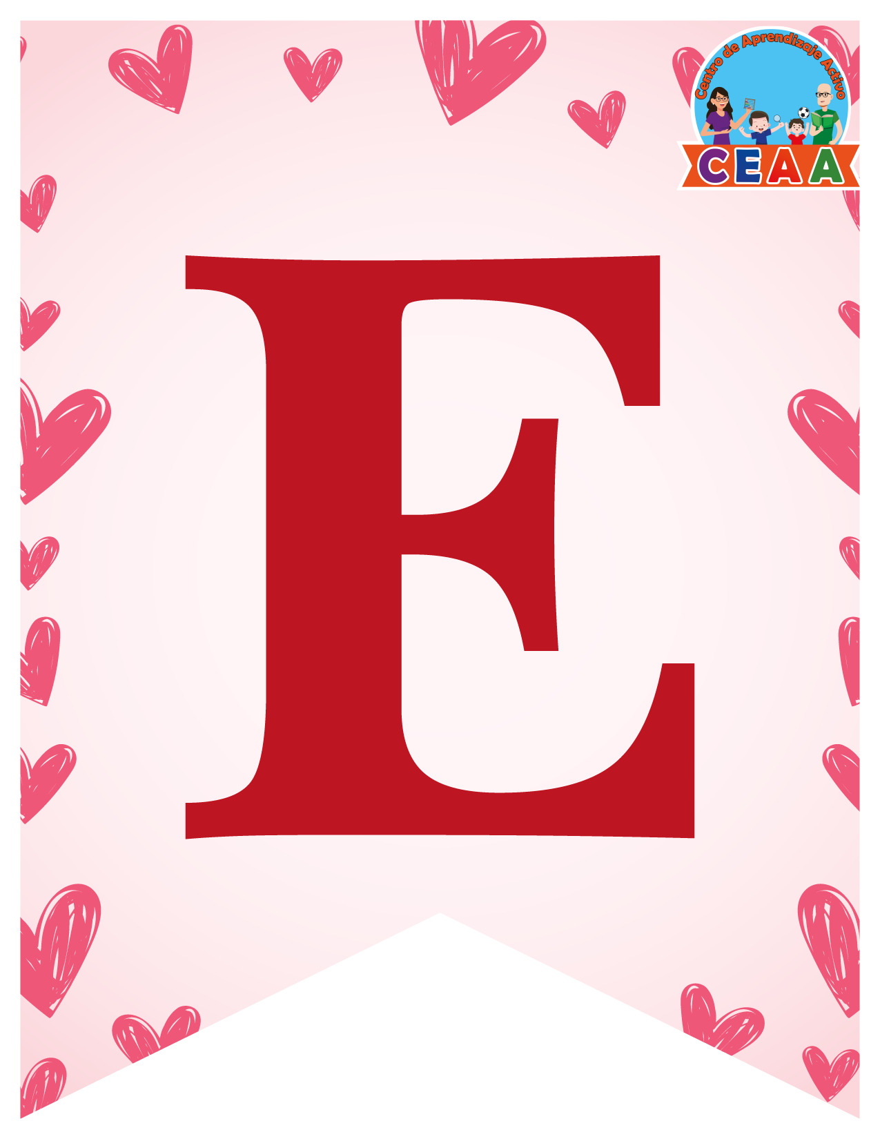 Banderín Mes de Febrero (2 Versiones) en PDF