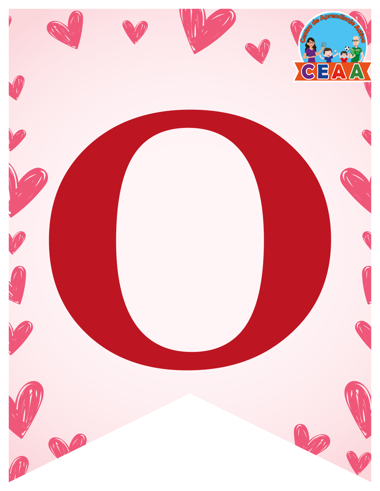 Banderín Mes de Febrero (2 Versiones) en PDF