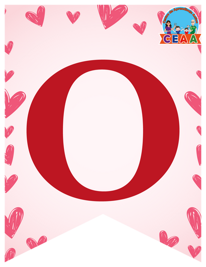 Banderín Mes de Febrero (2 Versiones) en PDF