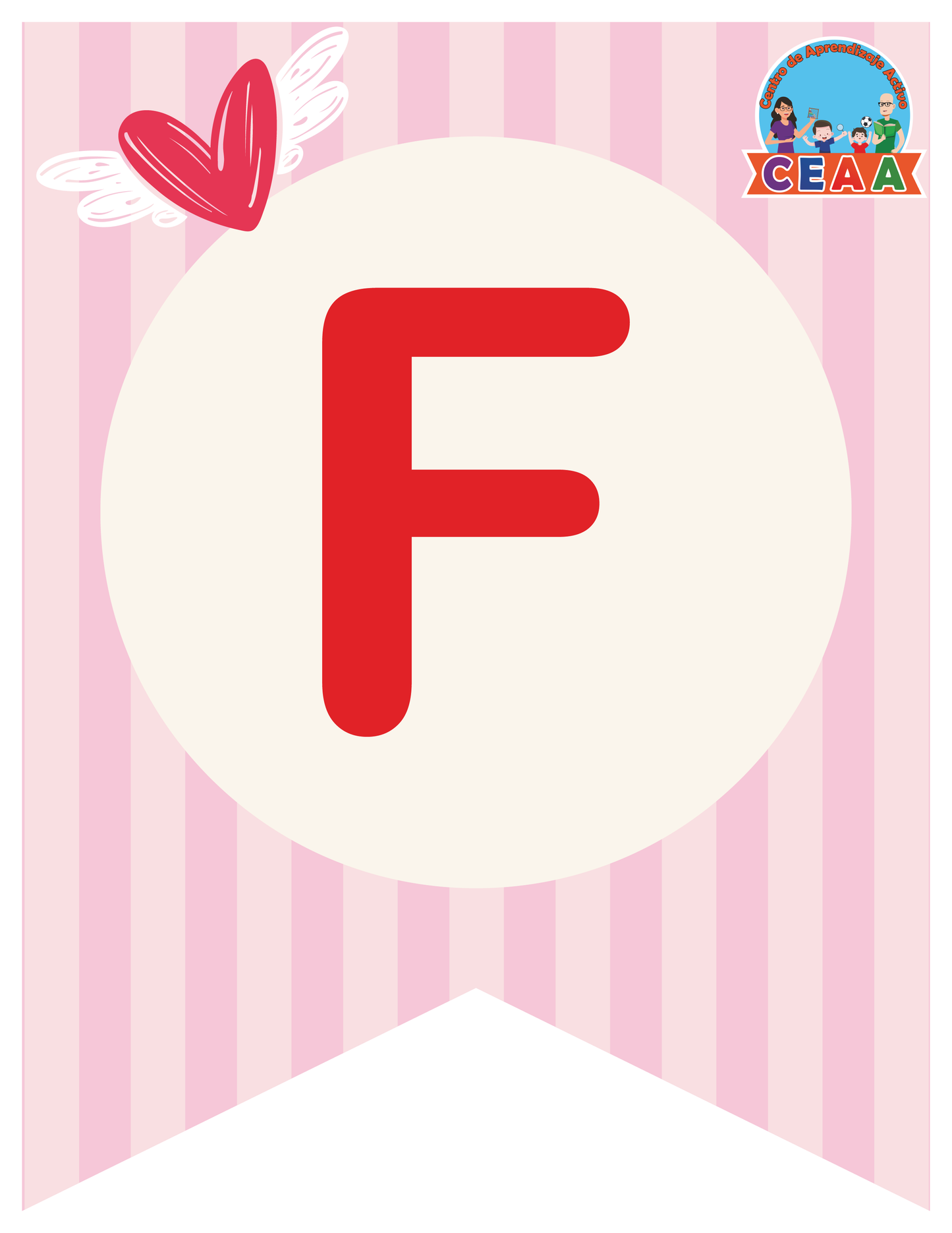 Banderín Mes de Febrero (2 Versiones) en PDF