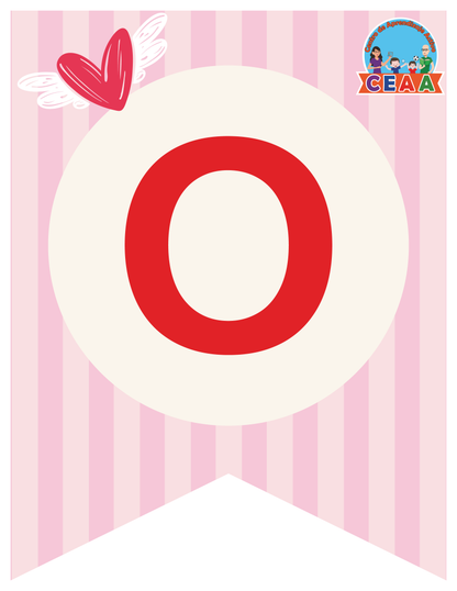 Banderín Mes de Febrero (2 Versiones) en PDF