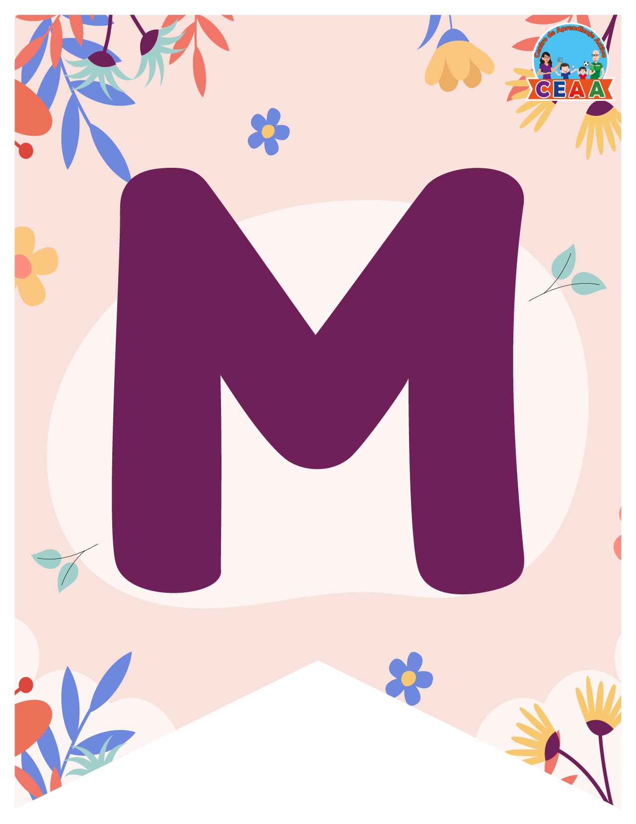 Banderín Mes de Marzo (2 Versiones) en PDF