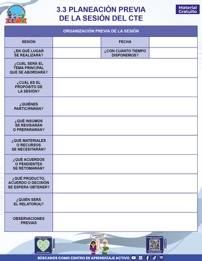 BITÁCORA PARA LA ORGANIZACIÓN Y SEGUIMIENTO DEL CONSEJO TÉCNICO ESCOLAR en PDF
