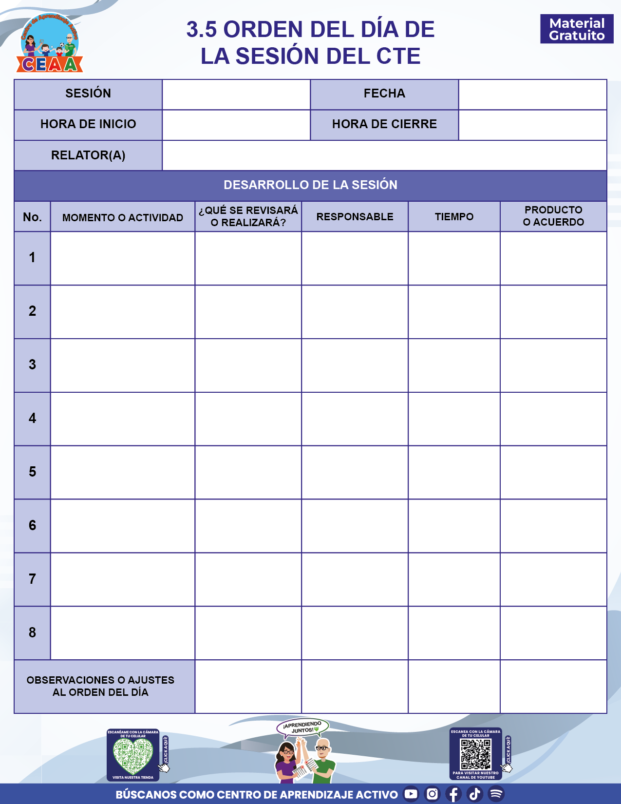 BITÁCORA PARA LA ORGANIZACIÓN Y SEGUIMIENTO DEL CONSEJO TÉCNICO ESCOLAR en PDF