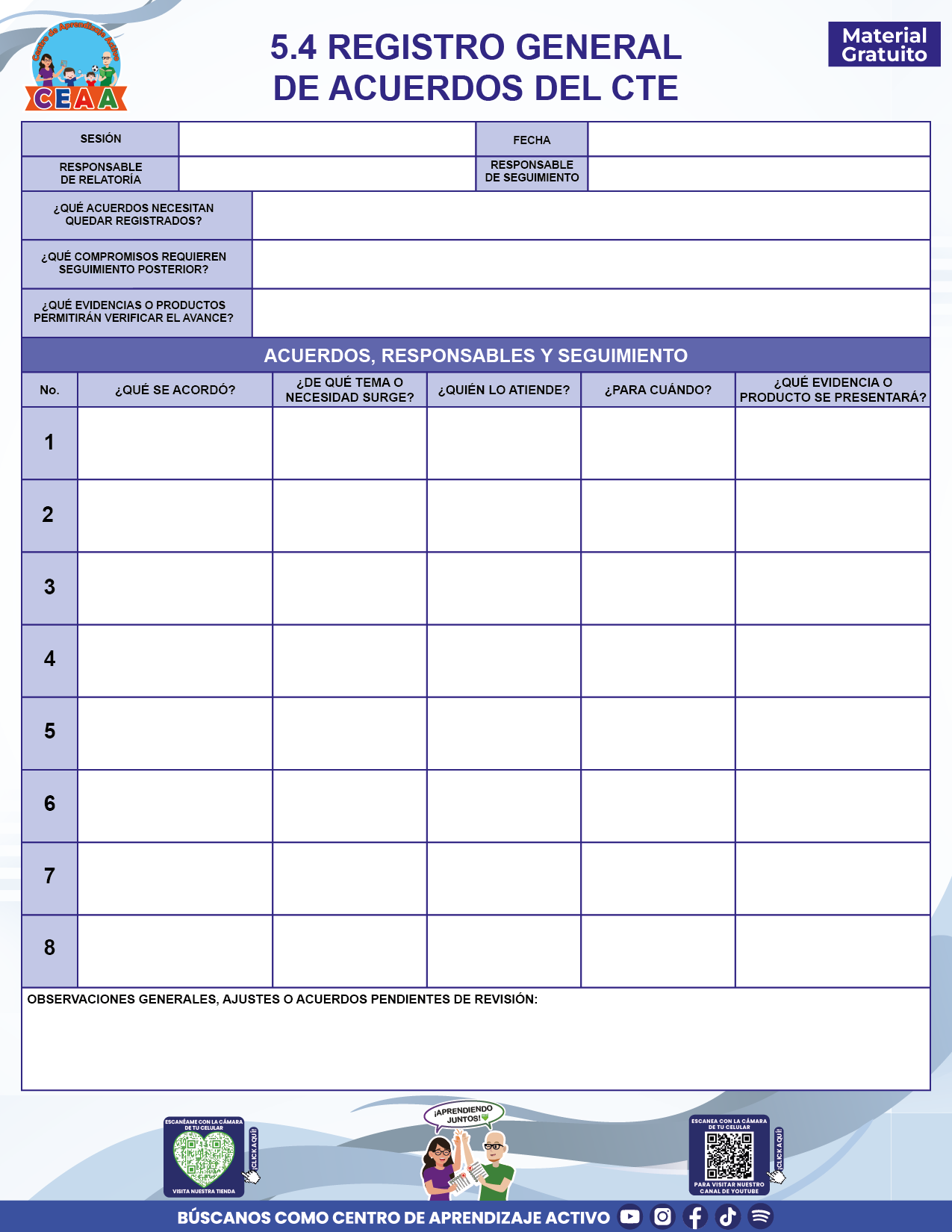 BITÁCORA PARA LA ORGANIZACIÓN Y SEGUIMIENTO DEL CONSEJO TÉCNICO ESCOLAR en PDF