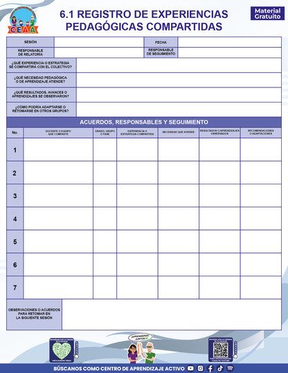 BITÁCORA PARA LA ORGANIZACIÓN Y SEGUIMIENTO DEL CONSEJO TÉCNICO ESCOLAR en PDF