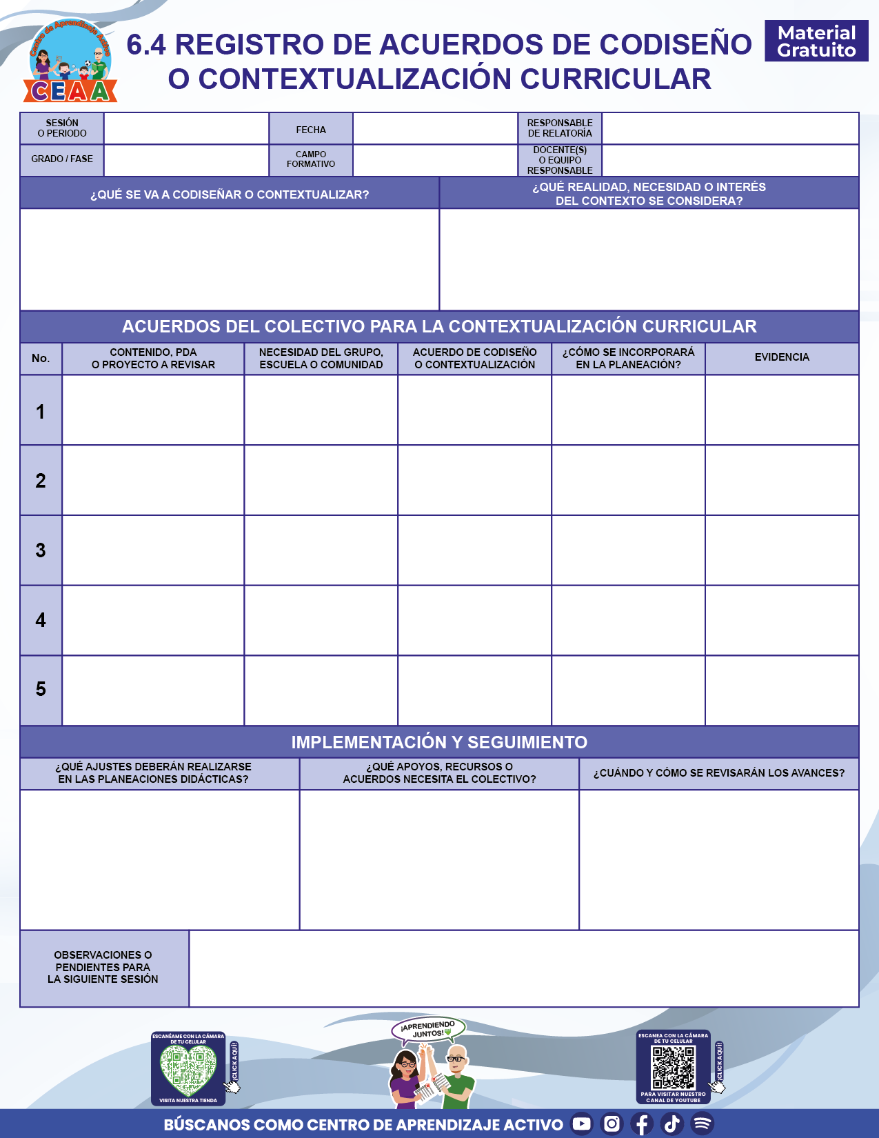 BITÁCORA PARA LA ORGANIZACIÓN Y SEGUIMIENTO DEL CONSEJO TÉCNICO ESCOLAR en PDF