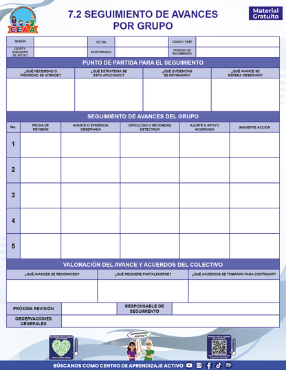 BITÁCORA PARA LA ORGANIZACIÓN Y SEGUIMIENTO DEL CONSEJO TÉCNICO ESCOLAR en PDF
