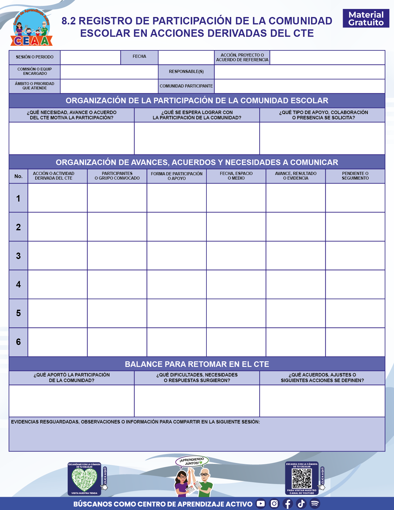 BITÁCORA PARA LA ORGANIZACIÓN Y SEGUIMIENTO DEL CONSEJO TÉCNICO ESCOLAR en PDF