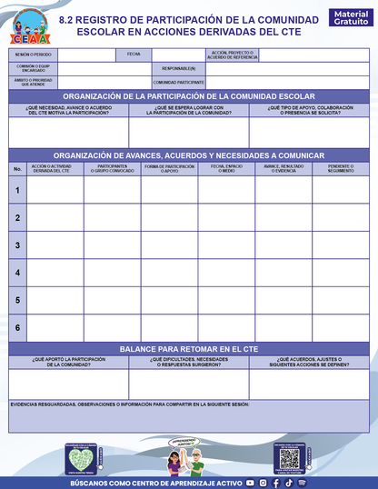 BITÁCORA PARA LA ORGANIZACIÓN Y SEGUIMIENTO DEL CONSEJO TÉCNICO ESCOLAR en PDF
