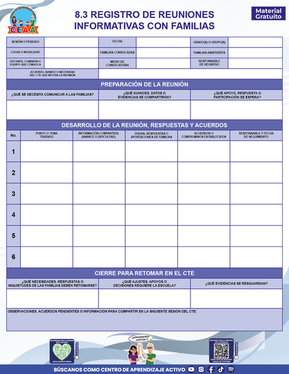BITÁCORA PARA LA ORGANIZACIÓN Y SEGUIMIENTO DEL CONSEJO TÉCNICO ESCOLAR en PDF