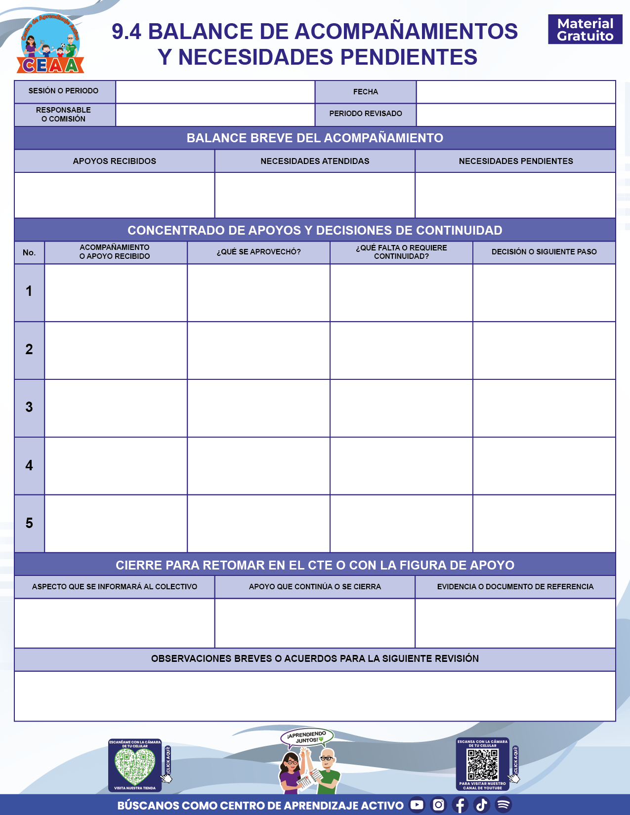 BITÁCORA PARA LA ORGANIZACIÓN Y SEGUIMIENTO DEL CONSEJO TÉCNICO ESCOLAR en PDF