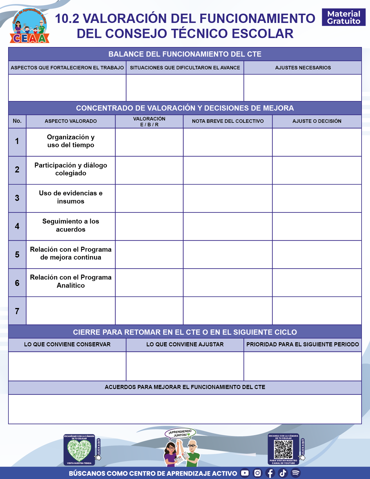BITÁCORA PARA LA ORGANIZACIÓN Y SEGUIMIENTO DEL CONSEJO TÉCNICO ESCOLAR en PDF