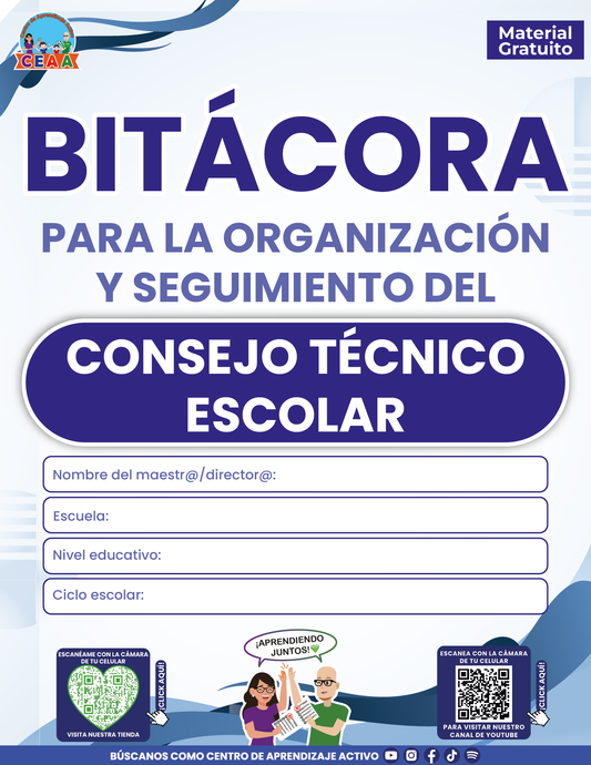 BITÁCORA PARA LA ORGANIZACIÓN Y SEGUIMIENTO DEL CONSEJO TÉCNICO ESCOLAR V1 en PDF