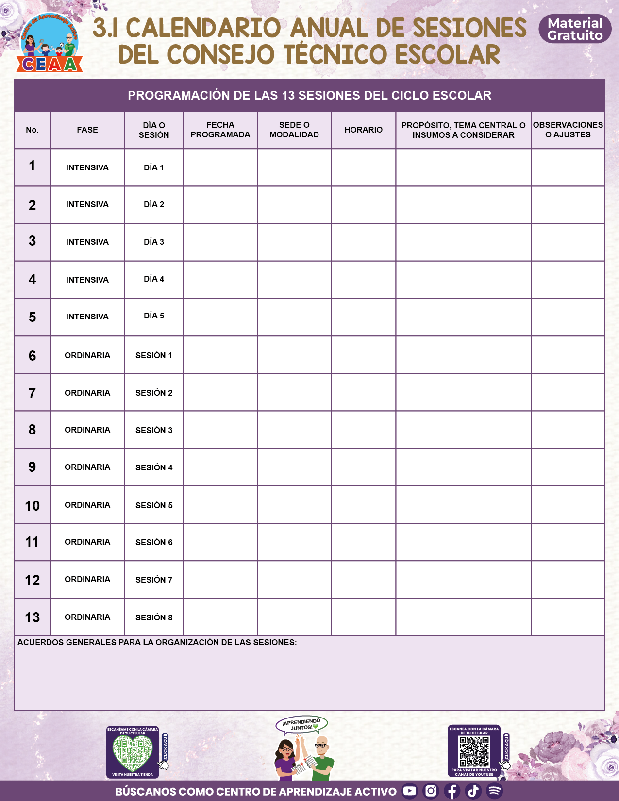 BITÁCORA PARA LA ORGANIZACIÓN Y SEGUIMIENTO DEL CONSEJO TÉCNICO ESCOLAR V3 en PDF