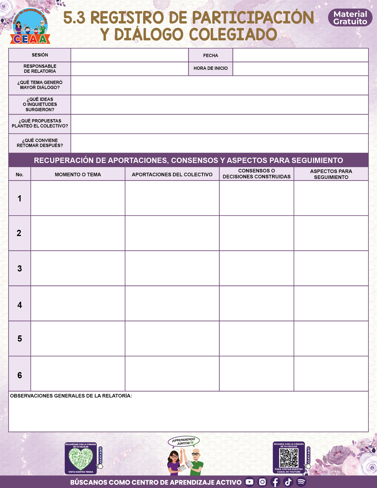BITÁCORA PARA LA ORGANIZACIÓN Y SEGUIMIENTO DEL CONSEJO TÉCNICO ESCOLAR V3 en PDF