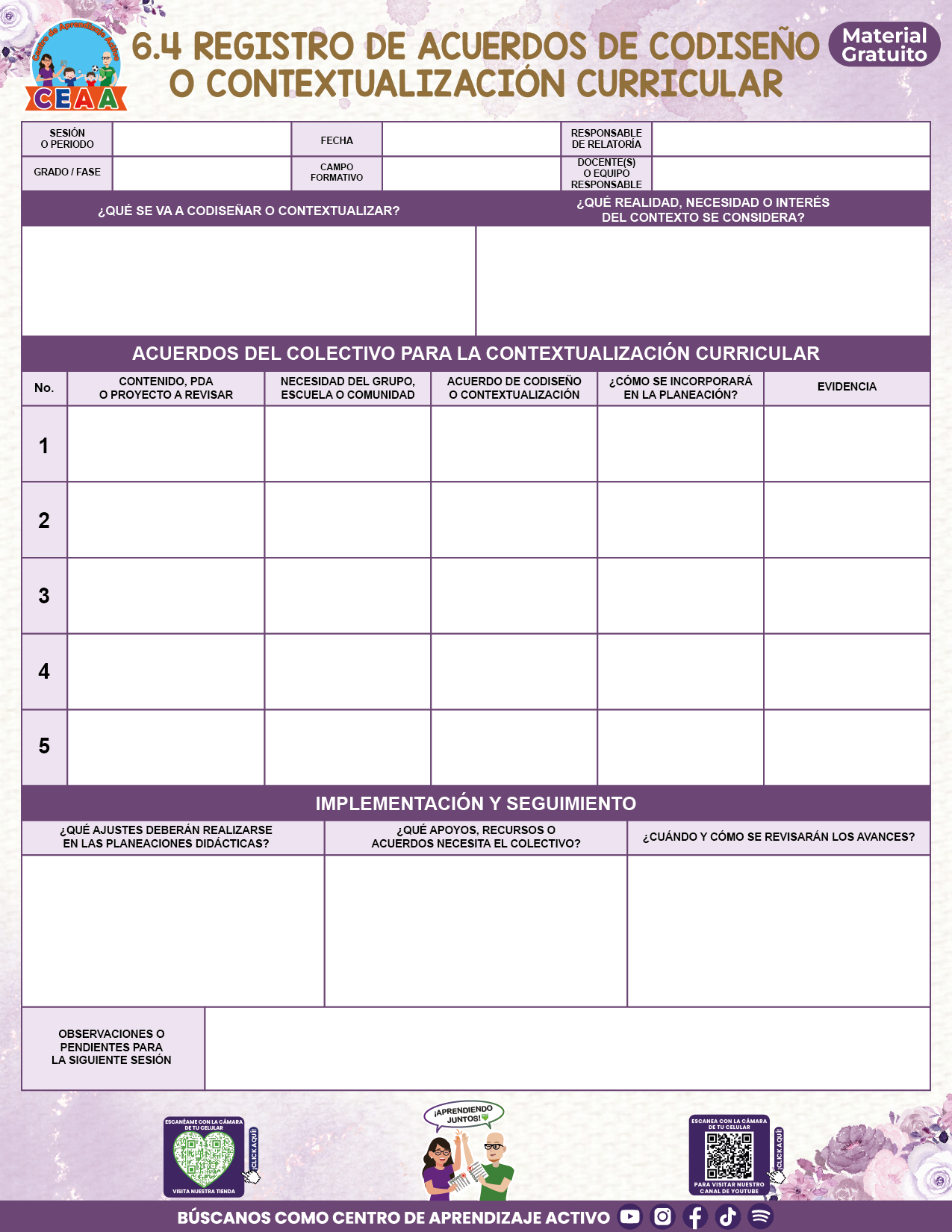 BITÁCORA PARA LA ORGANIZACIÓN Y SEGUIMIENTO DEL CONSEJO TÉCNICO ESCOLAR V3 en PDF