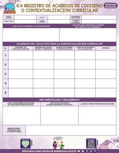 BITÁCORA PARA LA ORGANIZACIÓN Y SEGUIMIENTO DEL CONSEJO TÉCNICO ESCOLAR V3 en PDF