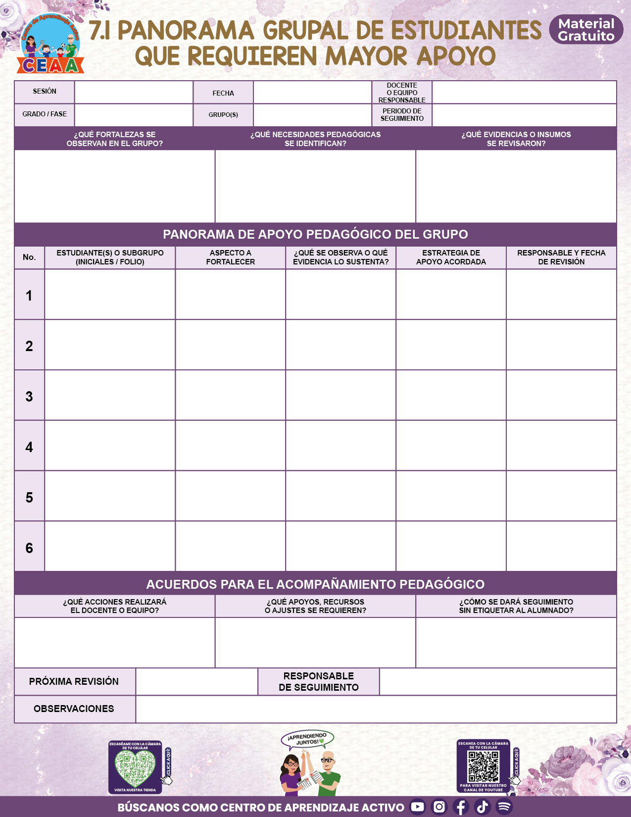 BITÁCORA PARA LA ORGANIZACIÓN Y SEGUIMIENTO DEL CONSEJO TÉCNICO ESCOLAR V3 en PDF
