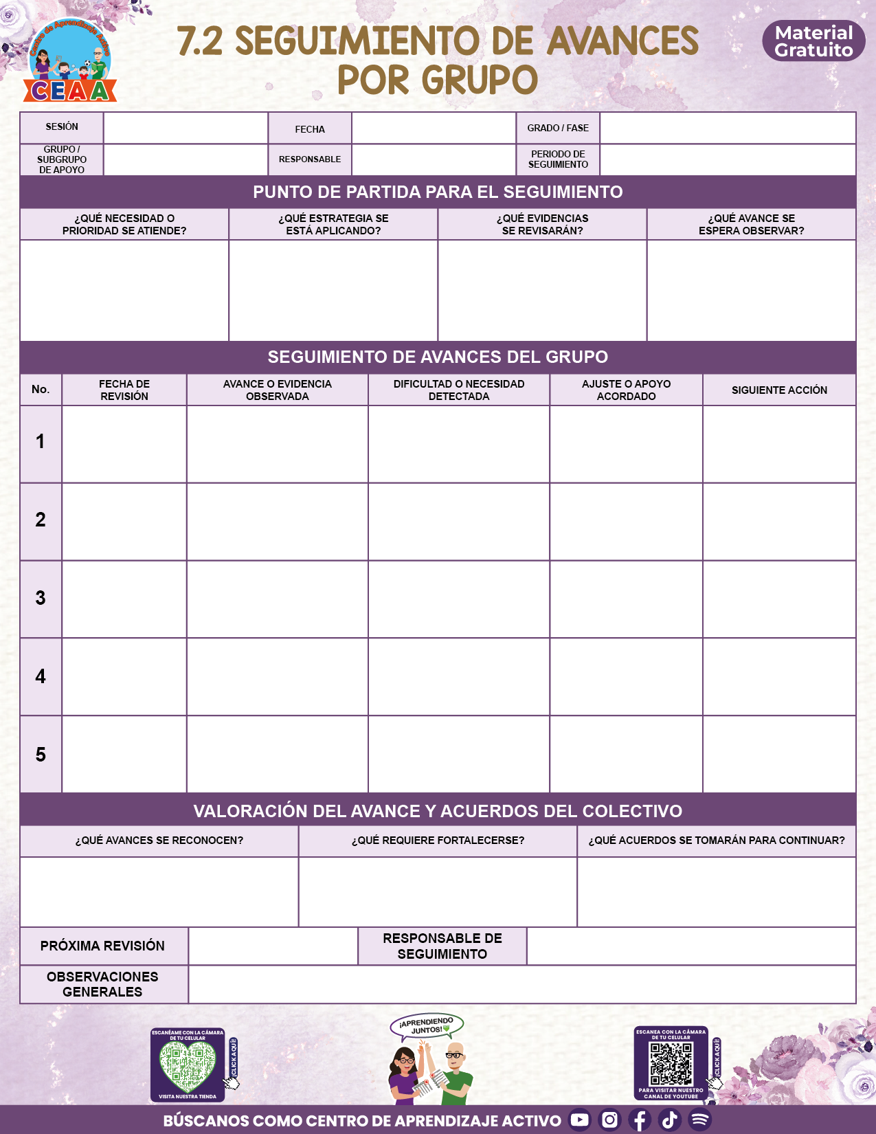 BITÁCORA PARA LA ORGANIZACIÓN Y SEGUIMIENTO DEL CONSEJO TÉCNICO ESCOLAR V3 en PDF