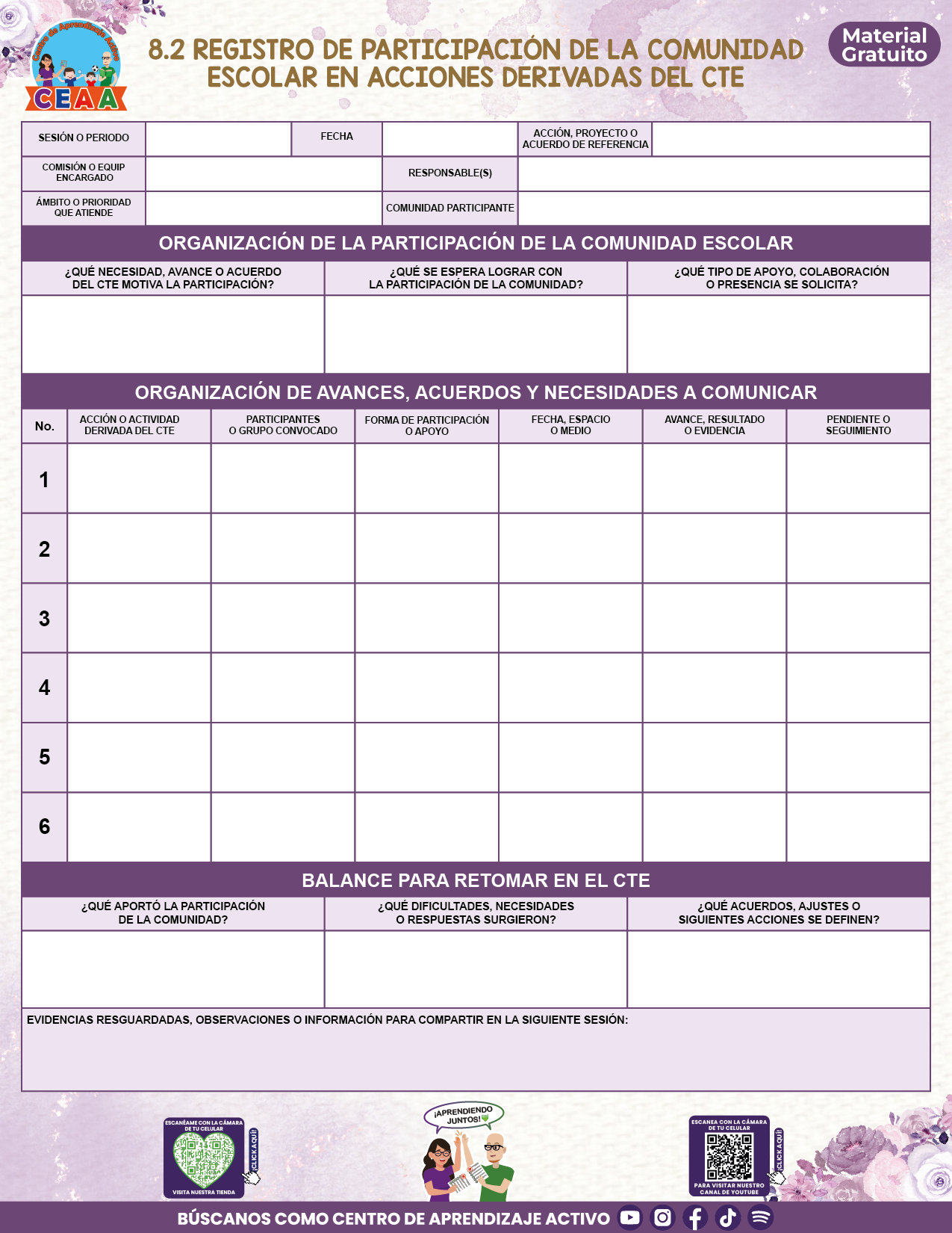 BITÁCORA PARA LA ORGANIZACIÓN Y SEGUIMIENTO DEL CONSEJO TÉCNICO ESCOLAR V3 en PDF