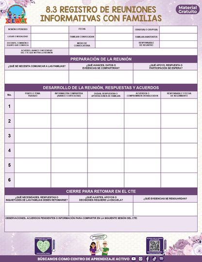 BITÁCORA PARA LA ORGANIZACIÓN Y SEGUIMIENTO DEL CONSEJO TÉCNICO ESCOLAR V3 en PDF