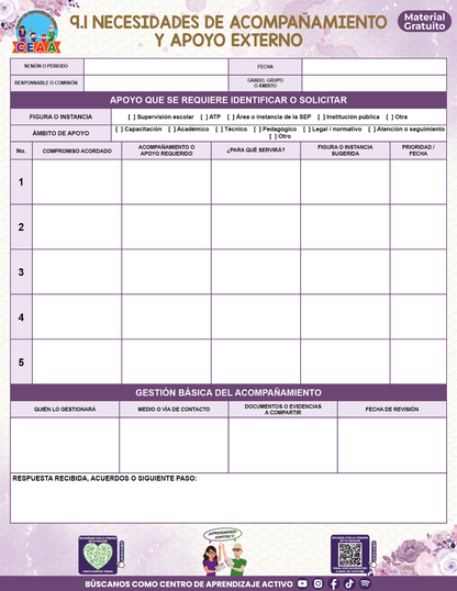 BITÁCORA PARA LA ORGANIZACIÓN Y SEGUIMIENTO DEL CONSEJO TÉCNICO ESCOLAR V3 en PDF