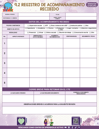 BITÁCORA PARA LA ORGANIZACIÓN Y SEGUIMIENTO DEL CONSEJO TÉCNICO ESCOLAR V3 en PDF
