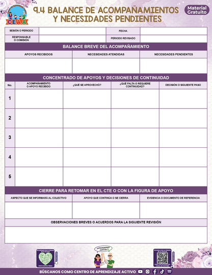 BITÁCORA PARA LA ORGANIZACIÓN Y SEGUIMIENTO DEL CONSEJO TÉCNICO ESCOLAR V3 en PDF
