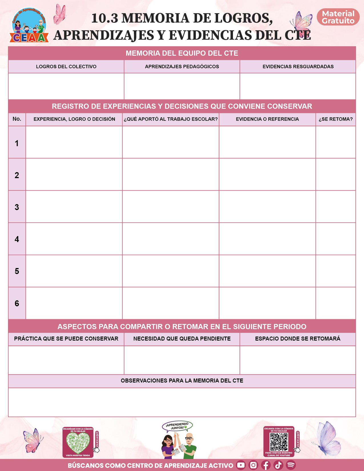 BITÁCORA PARA LA ORGANIZACIÓN Y SEGUIMIENTO DEL CONSEJO TÉCNICO ESCOLAR V2 en PDF
