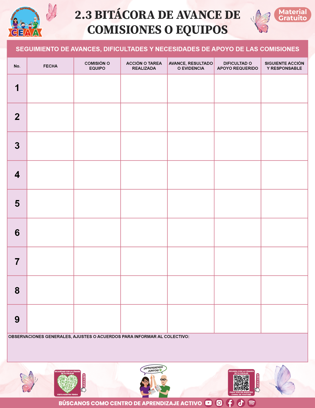 BITÁCORA PARA LA ORGANIZACIÓN Y SEGUIMIENTO DEL CONSEJO TÉCNICO ESCOLAR V2 en PDF