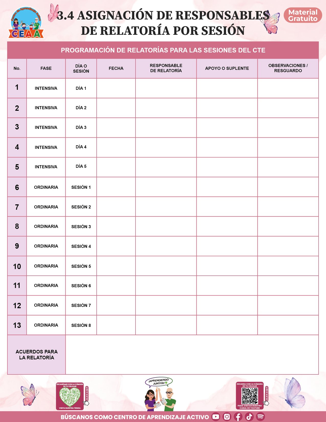 BITÁCORA PARA LA ORGANIZACIÓN Y SEGUIMIENTO DEL CONSEJO TÉCNICO ESCOLAR V2 en PDF