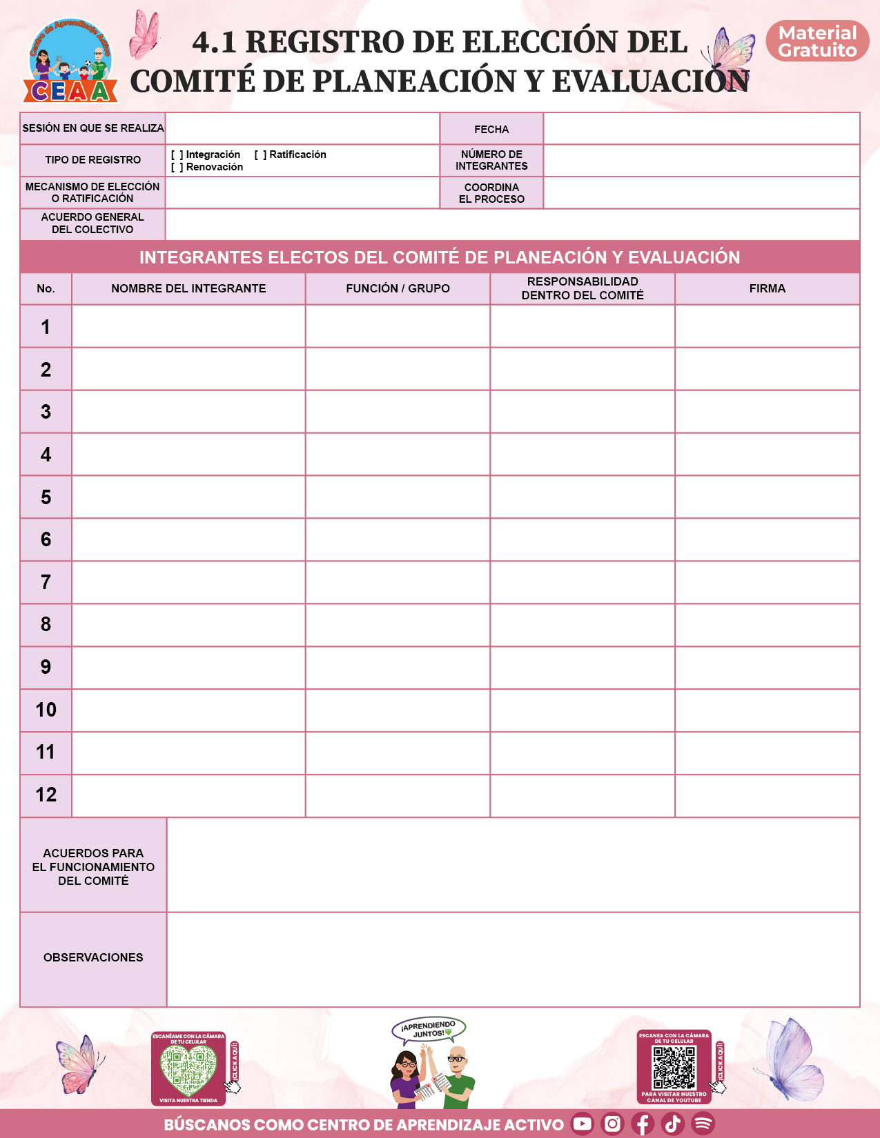 BITÁCORA PARA LA ORGANIZACIÓN Y SEGUIMIENTO DEL CONSEJO TÉCNICO ESCOLAR V2 en PDF