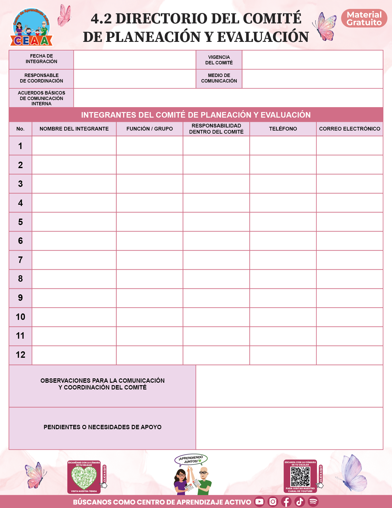 BITÁCORA PARA LA ORGANIZACIÓN Y SEGUIMIENTO DEL CONSEJO TÉCNICO ESCOLAR V2 en PDF