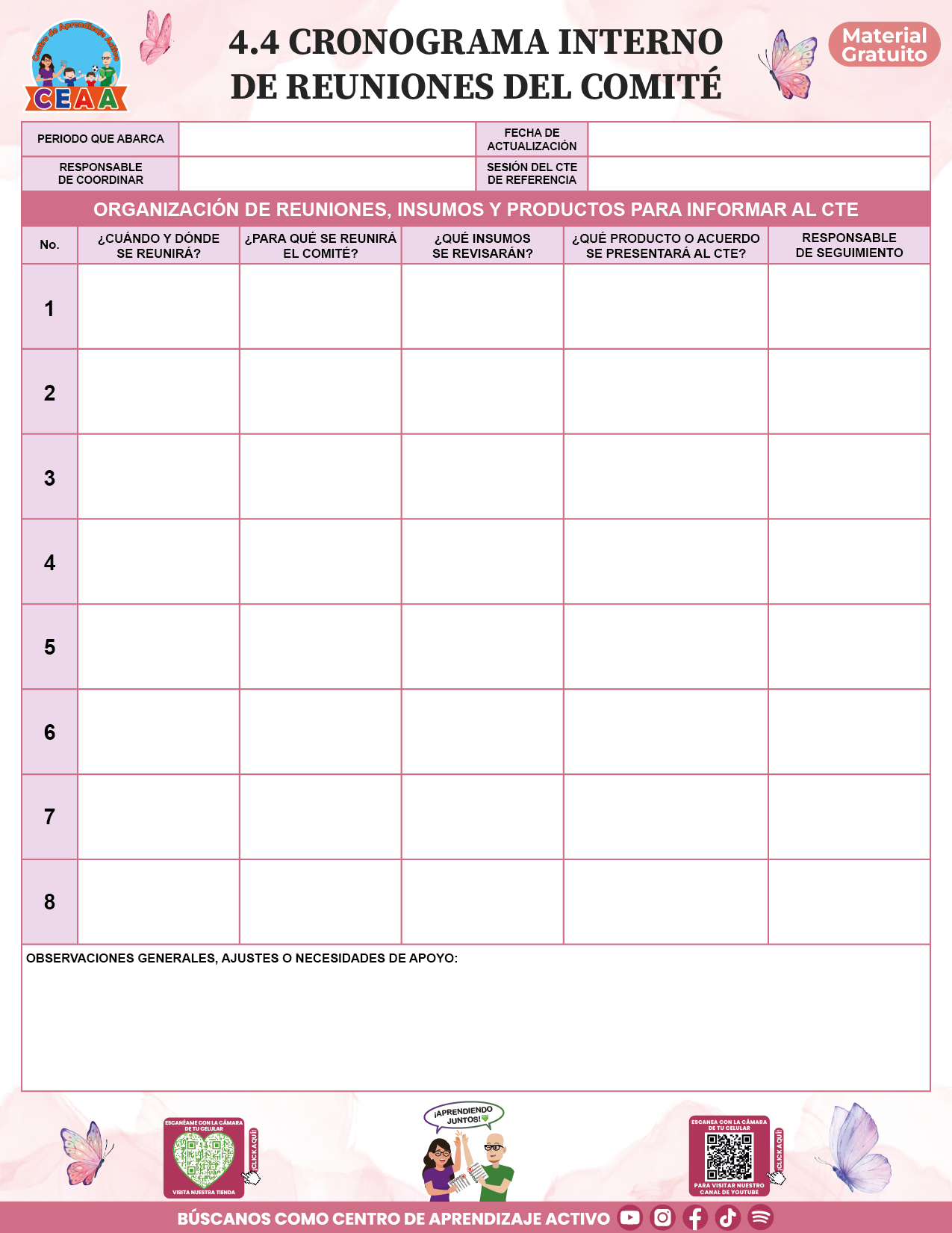 BITÁCORA PARA LA ORGANIZACIÓN Y SEGUIMIENTO DEL CONSEJO TÉCNICO ESCOLAR V2 en PDF