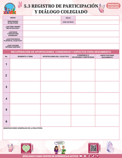BITÁCORA PARA LA ORGANIZACIÓN Y SEGUIMIENTO DEL CONSEJO TÉCNICO ESCOLAR V2 en PDF