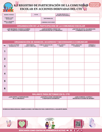 BITÁCORA PARA LA ORGANIZACIÓN Y SEGUIMIENTO DEL CONSEJO TÉCNICO ESCOLAR V2 en PDF