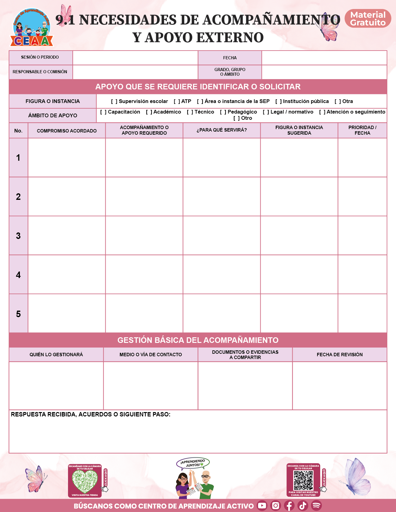 BITÁCORA PARA LA ORGANIZACIÓN Y SEGUIMIENTO DEL CONSEJO TÉCNICO ESCOLAR V2 en PDF
