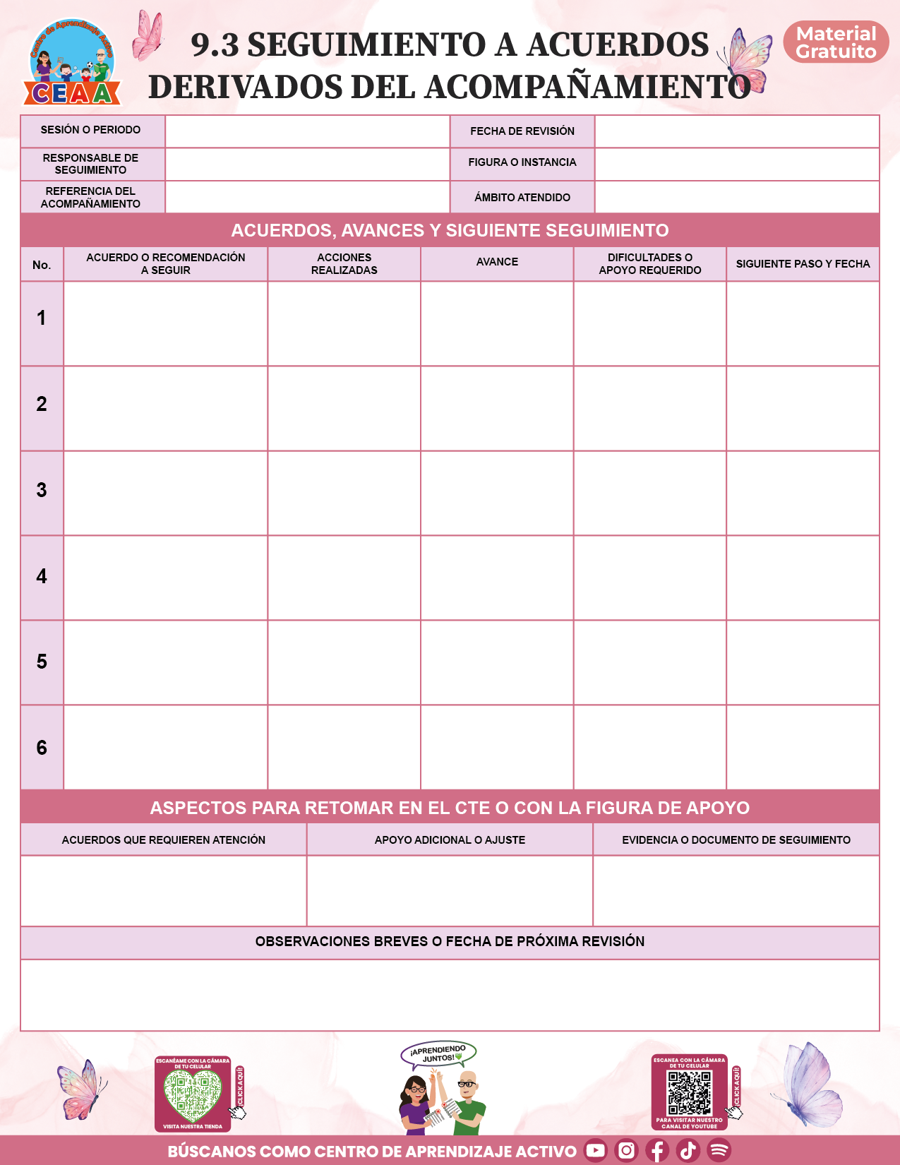 BITÁCORA PARA LA ORGANIZACIÓN Y SEGUIMIENTO DEL CONSEJO TÉCNICO ESCOLAR V2 en PDF