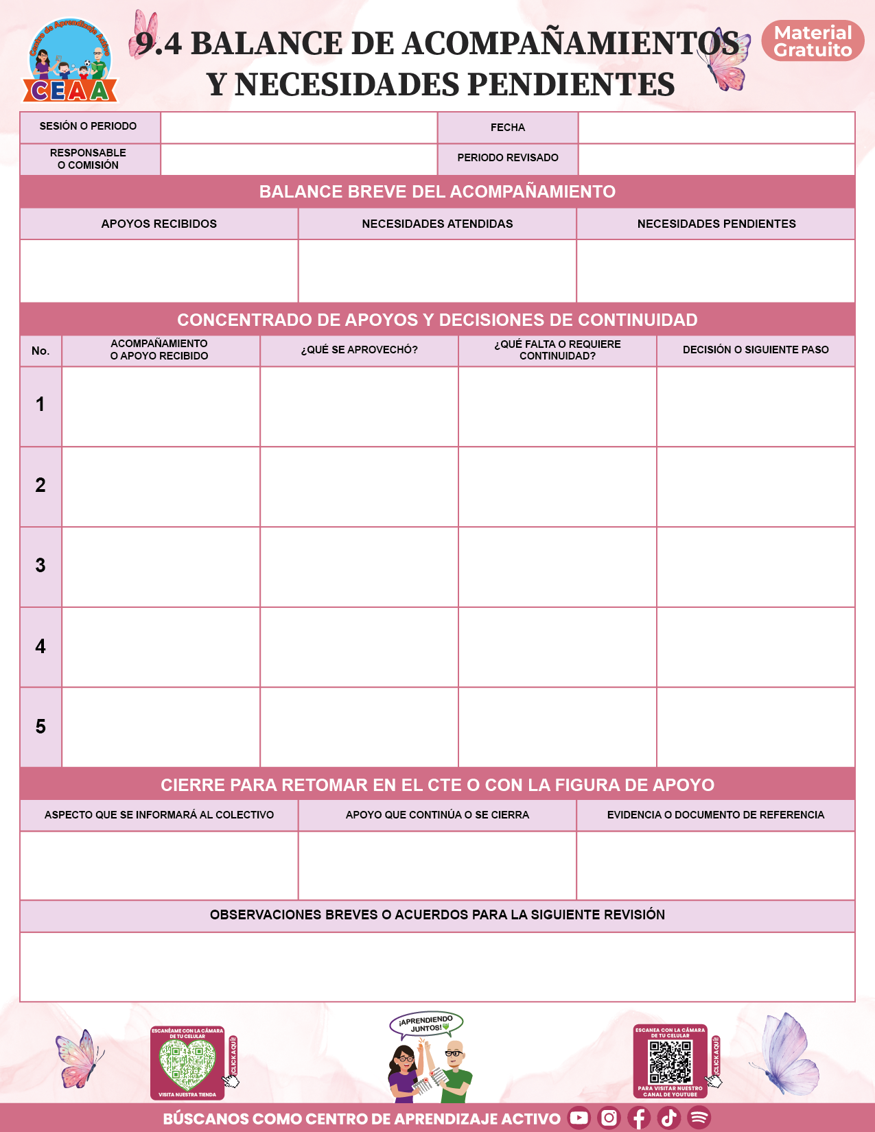 BITÁCORA PARA LA ORGANIZACIÓN Y SEGUIMIENTO DEL CONSEJO TÉCNICO ESCOLAR V2 en PDF