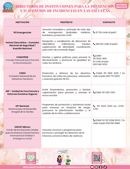 BITÁCORA PARA LA PREVENCIÓN, REGISTRO Y ATENCIÓN DE INCIDENCIAS Y ACOSO ESCOLAR en PDF Versión 3